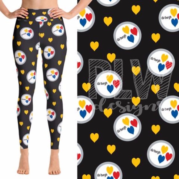 The Leggings Room Pants - Da Burgh, Pittsburgh themed Leggings, OS